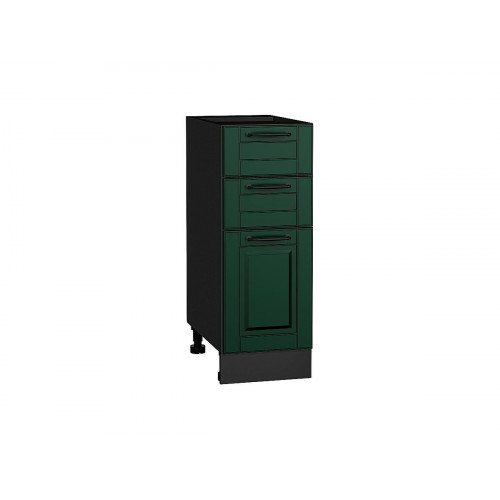 816*300* Шкаф нижний с 3-мя ящиками Дублин Special Green