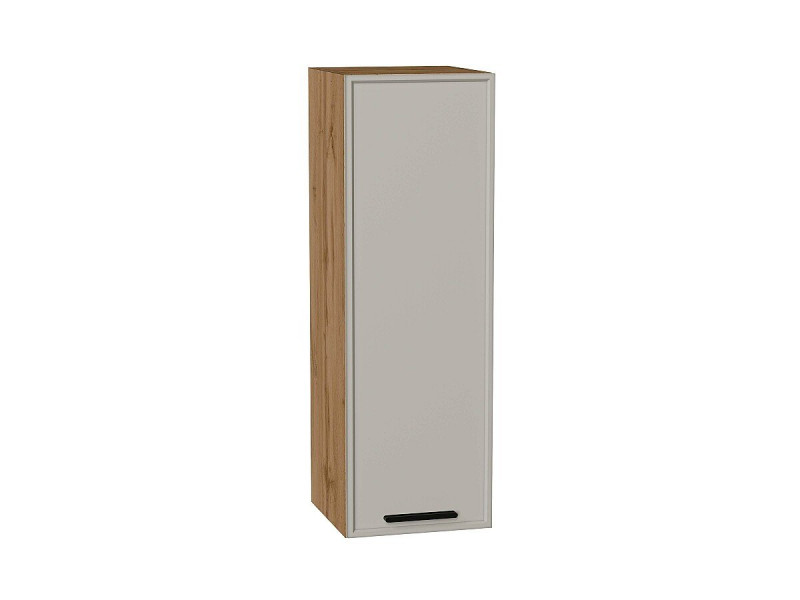 920*300* Шкаф верхний с 1-ой дверцей Фрейм Grey Silk / Дуб Вотан