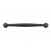 Ручка скоба мебельная URSULA RS433BL.4 BL Матовый черный 160