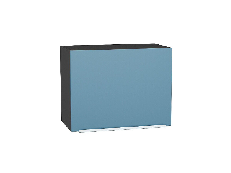 460*600* Шкаф верхний горизонтальный Фьюжн Silky Blue Graphite