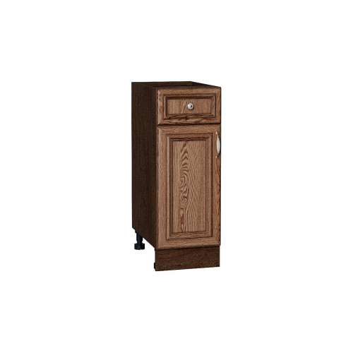 816*300* Шкаф нижний с 1-ой дверцей и ящиком Шале Brown Dreamline Graphite