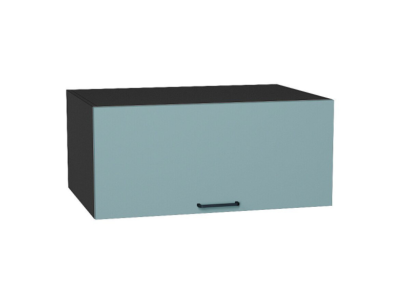 358*800* Шкаф верхний горизонтальный глубокий Флэт Grey-green In 2S Graphite