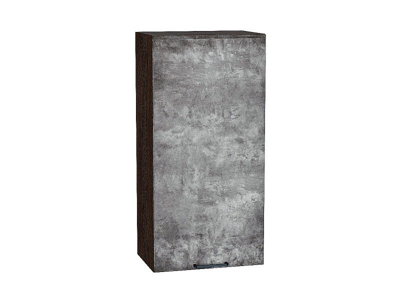 920*450* Шкаф верхний с 1-ой дверцей Флэт Temple Stone 2S Graphite