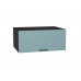358*800* Шкаф верхний горизонтальный глубокий Флэт Grey-green In 2S Graphite