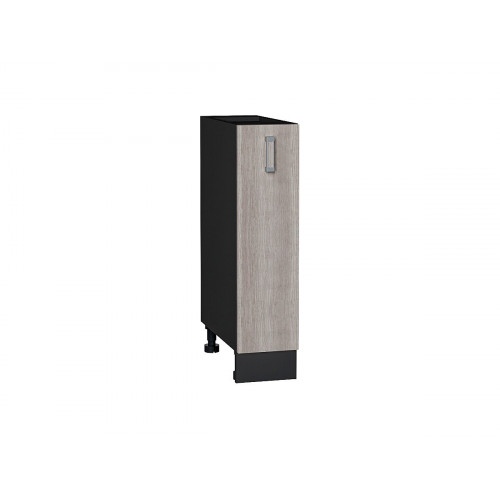 816*200*Шкаф нижний с 1-ой дверцей Лофт Cappuccino Veralinga/Graphite