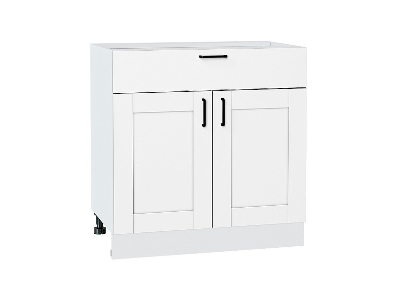 Кухня 816*800*Шкаф нижний с 2-мя дверцами и ящиком Лофт Super White/Белый