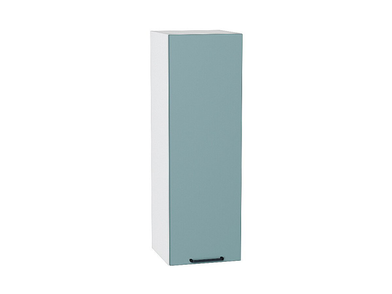920*300* Шкаф верхний с 1-ой дверцей Флэт Grey-green In 2S Белый