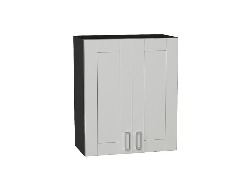 Кухня 716*600*Шкаф верхний с 2-мя дверцами Лофт Grey Silk/Graphite