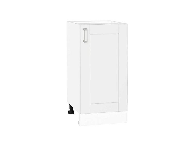 Кухня 816*400*Шкаф нижний с 1-ой дверцей Лофт White Silk/Белый