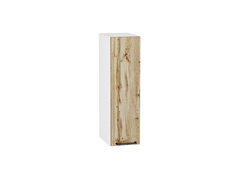 716*200* Шкаф верхний бутылочница Флэт Wotan Oak 2S Белый
