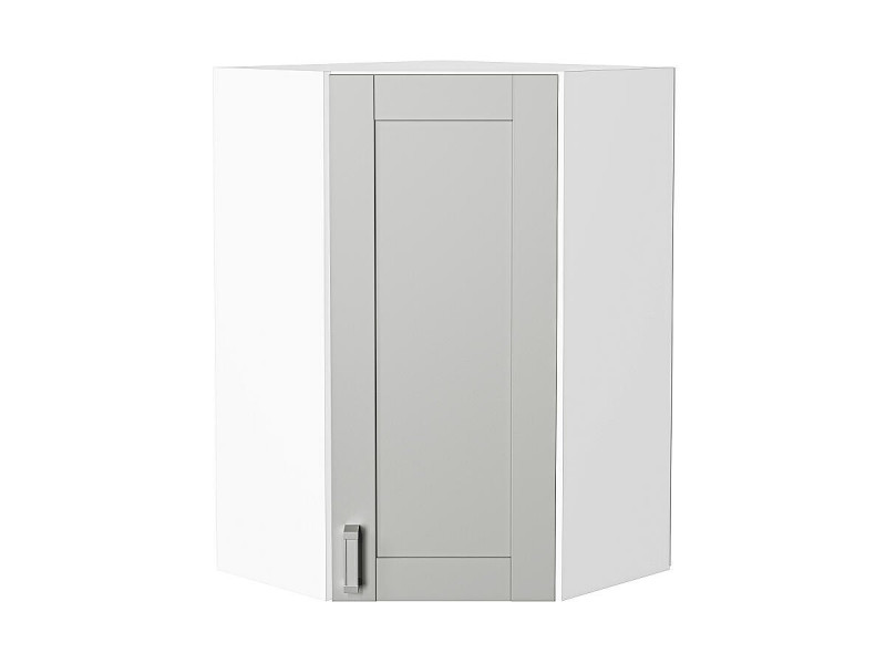 Кухня 920*600*600Шкаф верхний угловой Лофт Grey Silk/Белый