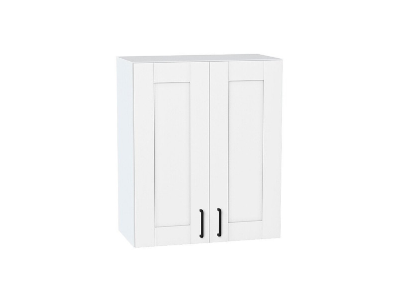 Кухня 716*600*Шкаф верхний с 2-мя дверцами Лофт Super White/Белый